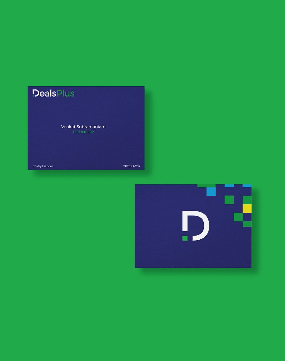 DealsPlus card on green background
